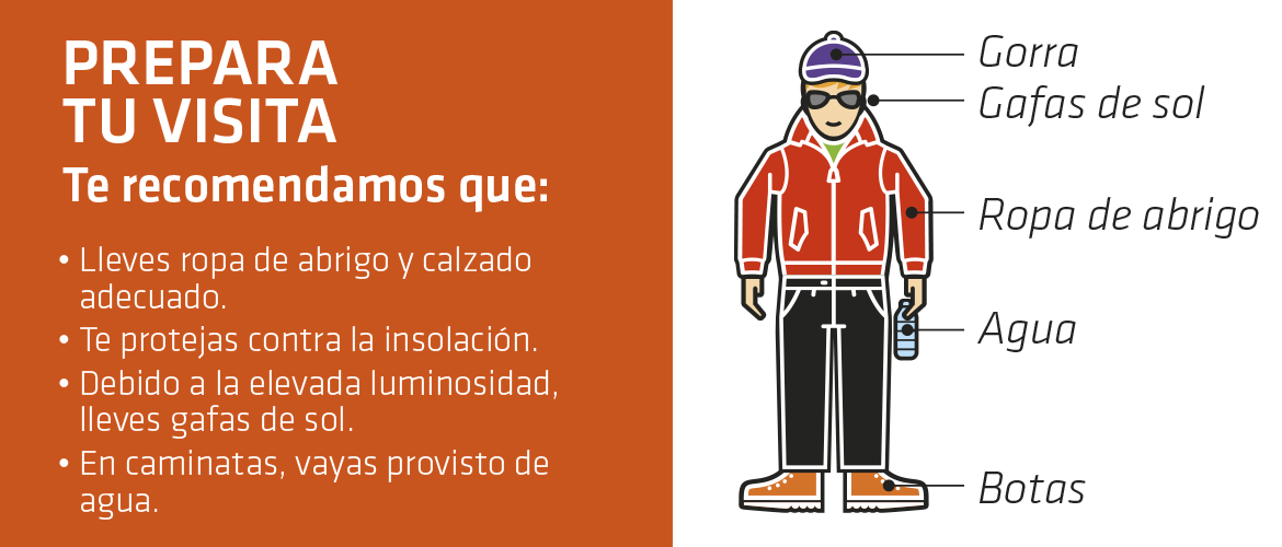 Prepara tu visita al Teide Cómo vestirse para ir al Teide