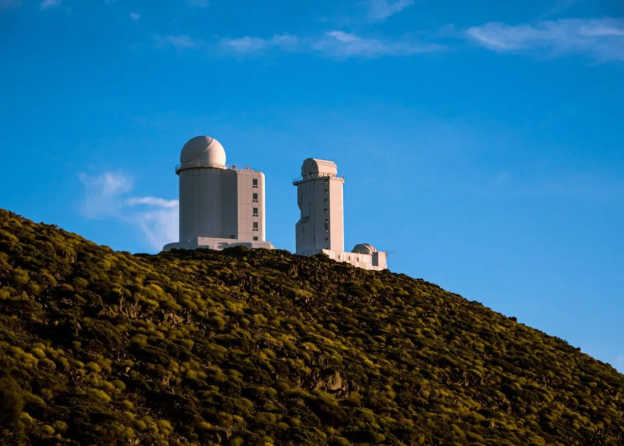 Observatorium van de Teide in het Nationaal Park Teide op Tenerife
