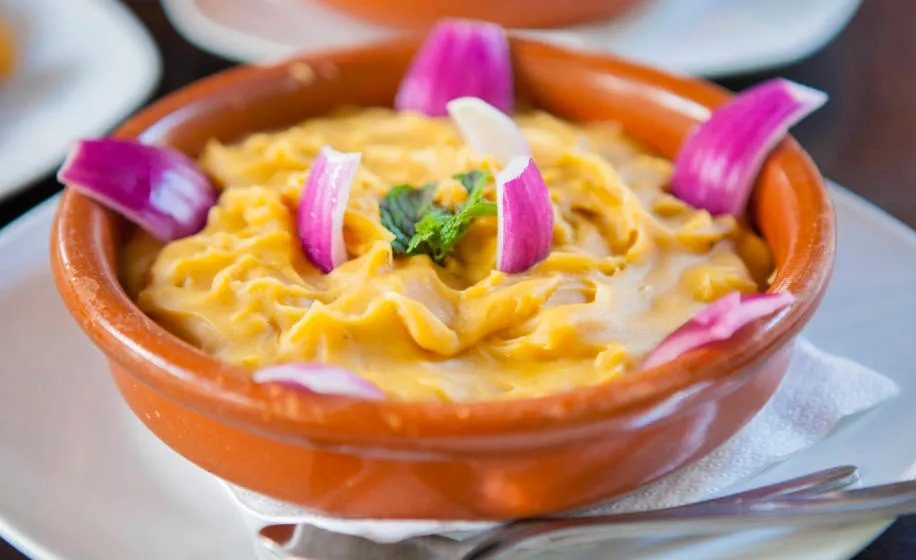 Gofio escaldado, a traditional Canarian cuisine dish