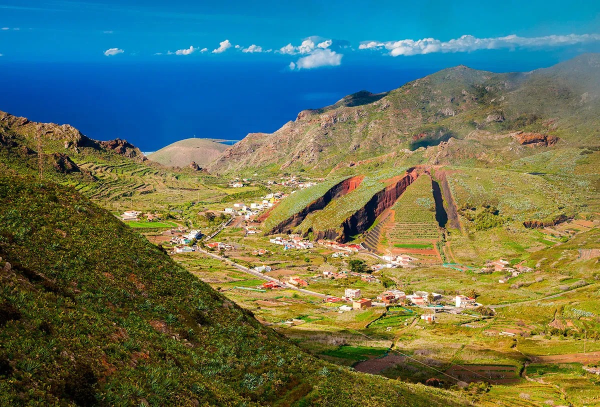 El Palmar Valley in the Teno Massif in Tenerife
