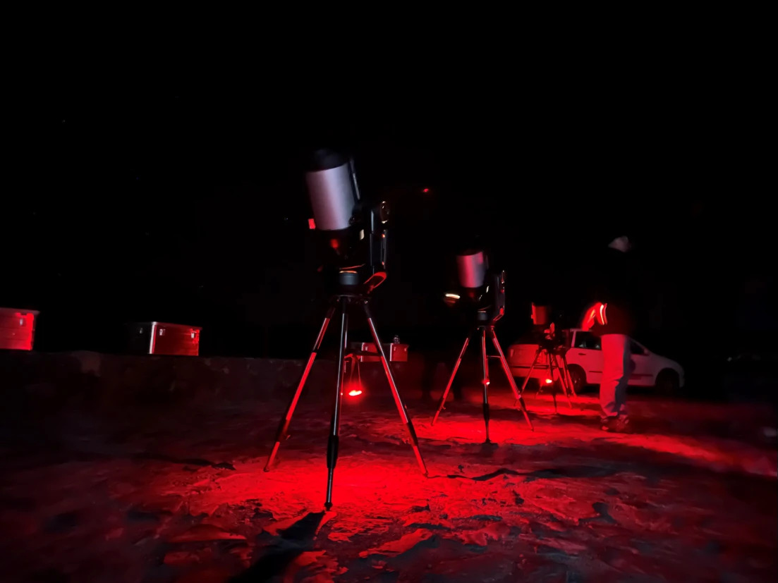 Stargazing in Tenerife with telescope Stargazing in Tenerife with telescope
